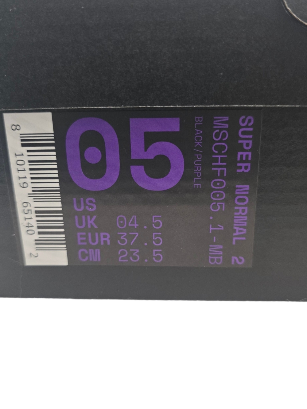 MSCHF Super Normal 2 Mars Black Men's 5 Women's 6.5 Purple MSCHF005.1 MB New - Picture 11 of 14